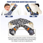Baby Sling Carrier,Baby Carrier Newborn to Toddler,Adjustable and Lightweight Toddler Carrier(10-30Lbs),Baby Sling with Safety Buckle(Cloth,Brown)